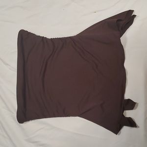 Brown Hot Kiss Tube Medium Top
